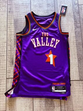 Nike Phoenix Suns Purple and Orange City Edition Jersey